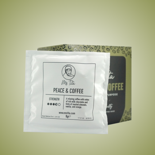 Peace and Coffee Bags Box of 10