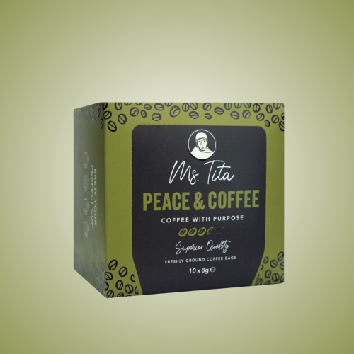 Peace and Coffee Bags Box of 10